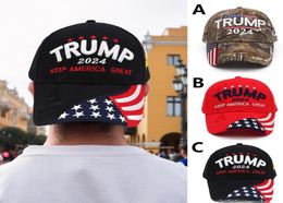 US 2024 Trump Presidential Election Presidential Election Cap Trump Hat Baseball Cap Adjustable Speed Rebound Cotton Sports Cap1534132