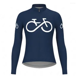 Racing Jackets Pink 2024 Spring Autumn Cycling Jersey Breathable Woman Long Sleeve Shirts MTB Bike Tops Quick-Dry Road Bicycle Clothing