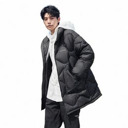 Semir Down Jacket Men 2023 Inverno New Fi Three-Proof Quente Casal Tendência Simples Mid-Length Top Trend Coat I5ds #