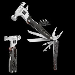 Hammer Outdoor Wrench Tool Sets Multifunctional Pliers Portable Camping Tools Mini Hammers Camping Defence Hand Tools Accessories