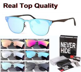 High Quailty Newest Aluminium Sunglasses Men Women Brand design Mirror Eyewear with original box, packages, accessories, everything3802220