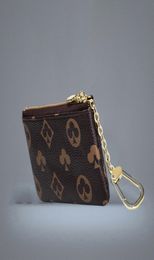 KEY POUCH Car keychain Mini wallet Designer Fashion Womens Mens Credit Card Holder Coin Purse Bag Charm Come bags3372452