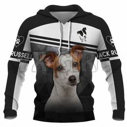 i Found A Paw Jack Russell 3D Printed Hoodies Unisex Pullovers Funny Dog Hoodie Casual Street Tracksuit t3AH#