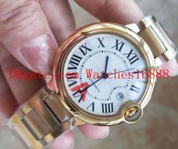 Top Quality WE9008Z3 42mm 18K Yellow Gold Bracelet Automatic Mechanical Movement Mens Watches Men's Date Sport Wrist Watches