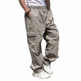 new Fi Cargo Pants Men Casual Loose Baggy Trousers Straight Hiphop Streetwear Pants Spring Summer Pants T3WX#