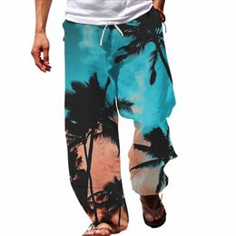 summer Beach Hippie Harem Pants For Men Streetwear Baggy Boho Yoga Hawaiianss Drop Crotch Trouser Men'S Clothing Sports Pants 62l3#