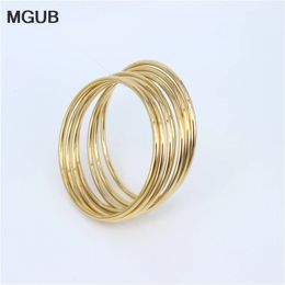 MGUB Stainless Steel Jewellery Bracelet Simple and elegant 7pcs bracelet fashionable womens Jewellery LH217 240313