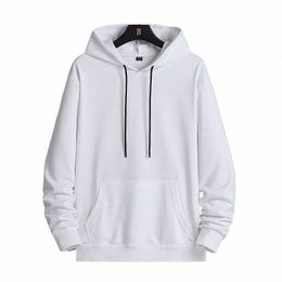 men's hooded solid color versatile slim fit sports shirt hoodie jacket autumn thin minimalist hoodie k0by#