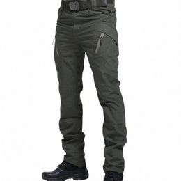 military Tactical Waterproof Cargo Pants Men Multi Pocket Breathable Quick Dry SWAT Army Combat Trousers Work Stretch Joggers c0bA#