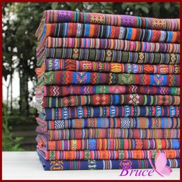 Fabric Meter Retro Stripes Patchwork 1 Piece/lot 150*50cm Brocade Fabric Other Plain Twill For Sewing Clothes, Bedding, Quilting,