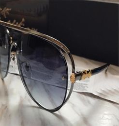WholeSelling new fashion designer sunglasses hollow frame classic simple Chrome sunglasses top quality uv400 lens2182831