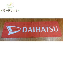 Accessories 130GSM 150D Material Japan Daihatsu Car Banner 1.5ft*5ft (45*150cm) Size for Home Flag Indoor Outdoor Decor yhx101