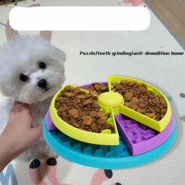 Toys Dog Puzzle Toys Slow Feeder Interactive Increase Puppy IQ Food Dispenser Slowly Eating NonSlip Bowl Pet Cat Dogs Training Game