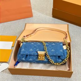 Top Luxury Handbag Designer Favourite Denim Blue Dumpling Bag Women's Handbag Underarm Bag Shoulder Bag Crossbody Bag Wallet 23cm Cehfd