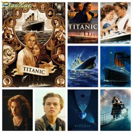 Stitch Titanic Diamond Painting Kits Diy Diamond Embroidered Figure Rhinestone Film Picture Cross Stitch Kit Handcraft Wall Home Decor