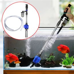 Tools Aquarium Sand Washer Fish Tank Electric Vacuum Powerful Suction Electric Siphon Gravel Filter Water Changer Cleaner