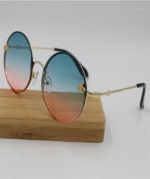 Sunglasses Bee Women039s Metal Sun Glasses Rimless Round Male Frame Men Women Round14720665