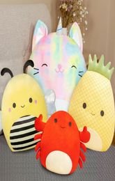 25cm Plush Toys Stuffed Animals Soft Bee Pig Dolls Colorful Home Decoration Birthday Gifts High Quality7087340