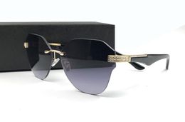 Italy Luxury Rimless Sunglasses Limited Edition Sparkling Diamond Designer Frame UV Protection Sun Glasses Fashion Summer Style Fo8092119