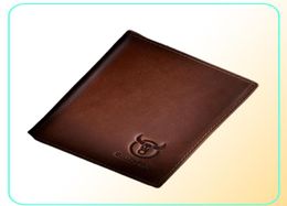 RFID men039s leather wallet short vertical locomotive British multifunction card package75577083707920