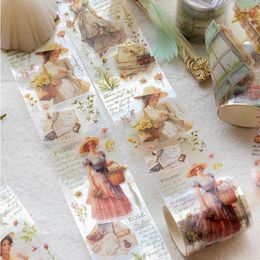 Gift Wrap 50mm 2m Romantic Series Tape Stickers Scrapbooking Handbook DIY Journal Materials Labels Collage