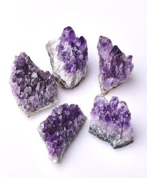 Natural Amethyst Crystal Cluster Quartz Raw Crystals Healing Stone Decoration Ornament Purple Feng Shui Stone Ore Mineral by hope16047390
