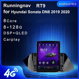 9.7" New Android For Hyundai Sonata DN8 2019-2020 Tesla Type Car DVD Radio Multimedia Video Player Navigation GPS RDS No Dvd CarPlay & Android Auto Steering Wheel Control