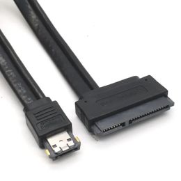 2024 New Dual Power Esata Usb 12v 5v Combo To 22pin Sata Usb Hard Disk Cable High Quality Hot Selling Accessories