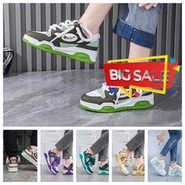 2024 Designer Shoe Lace Up Fashion Platform Sneakers Black White light blue Mens Womens Casual Shoes GAI Size 35-45 Shoes Platform UNISEX Free Shipping