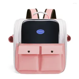 Cat Carriers Portable Double Shoulder Pet Bag For Going Out All Seasons Breathable And Stress Resistant Dog Carrying Case