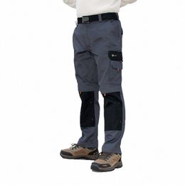 men's Work Pants Multi Pockets Workshop Lg Cargo Pants Work Trousers for Daily Wear Outdoor Workwear Pants k6ul#