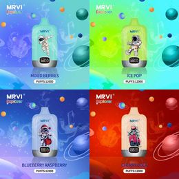 MRVI bar puff 18k vapes vapsolo shisha 650mah rechargeable battery 22ml pod screen display vape device desechable free shipping