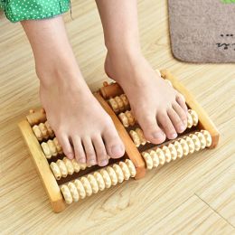 Mats Foot sole foot massager wooden roller type solid wood foot foot leg massage foot device acupuncture point ball household
