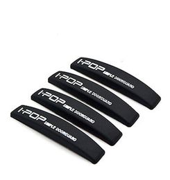 4 Pcs pure color Auto Car Door Edge Protector Scratch Strip Guards Bumper Kit SetCar modification supplies8438256