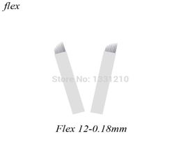 12F 08mm Microblading Needles Blades Lamina Agulha Permanent Makeup Eyebrow Tattoo Microblading Needle1540722