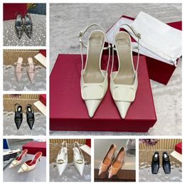 designer shoes slipper summer Shoes flat bottom versatile sandals wedding ball formal with women's shoes intellectual ladies slim heeled sandals