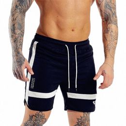 men's Shorts Sport Training Shorts Men Running Shorts Mans Gym Fitn Joggers Sweatpants Male Mesh Brand Black W6MN#