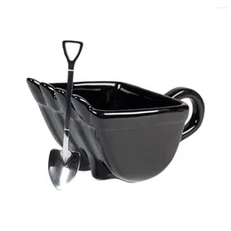 Mugs Practical Durable Excavator Bucket Mug For Cafe Restaurant Funny 340ml ABS Plastic Kitchen Accessories Tea Cup