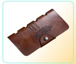 Wallets 2021 Classic Vintage Man Hasp Cowboy Bailini Brand Long Leather Wallet Clutch With Coin Purse Pocket Bags5681193