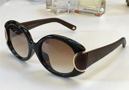 New fashion design sunglasses 811SL round frame snake leather legs simple popular style uv 400 protection eyewear top quality8610407
