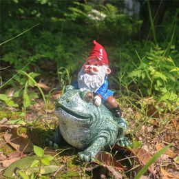 Sculptures Drunk Dwarf Garden Garden Gnome Statues Mini Naughty Gnome Figurines Decorations Drunk Gnome Resin Sculpture Novelty Gift