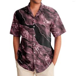 Men's T Shirts Hawaiian Shirt For Men Vintage Button Down Bowling Short Sleeve Summer Beach Shirtkorean Reviews Many Clothes