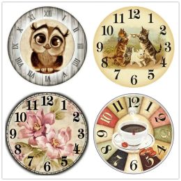 Stitch Dpsupr Full Diamond Painting Cross Stitch With Clock Mechanism Mosaic 5D Diy Square Round Animals Flower 3d Embroidery Gift