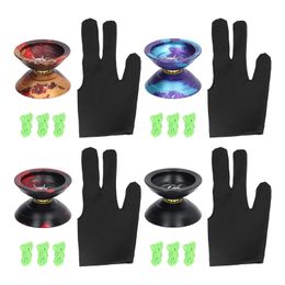 Children Yo Toy 2 Rotate Modes String Trick Decompression Unresponsive Yoyo Bearing Ball 240313