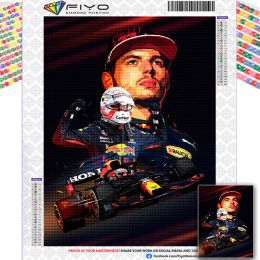 Stitch 5D Diamond Painting Max f1 Racing Full Diamond Embroidery Mosaic Cross Stitch Kits Picture of Rhinestones Home Decor quadros