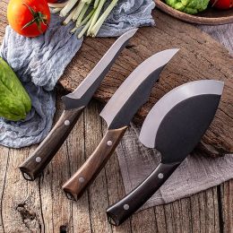 Knives Stainless Steel Boning Knife Handmade Forged Meat Cleaver Serbian Chef Butcher Knife for Cooking Hunting Camping BBQ Tools