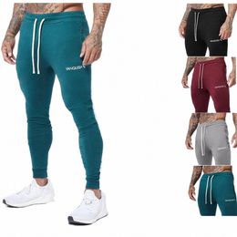 mens Cott Pants Teal Slim Leggings Joggers Skinny Streetwear Casual Running Trousers Male Training Workout Fitn Sweatpants d2mn#