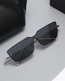 Fashion Rimless Sunglasses Personality Hip Hop Street Shooting Catwalk Eyewear Trend Glasses Whole5090814