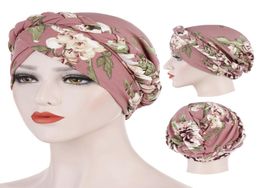 2020 bohemia print muslim turban scarf for women islamic inner hijab caps Arab wrap head scarves femme musulman turbante mujer9701483