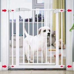 Pens Auto Close Dog Fence Gate Pet Protective Door Child Protective Fence Baby Safety Gate Easy Installation Without Drilling